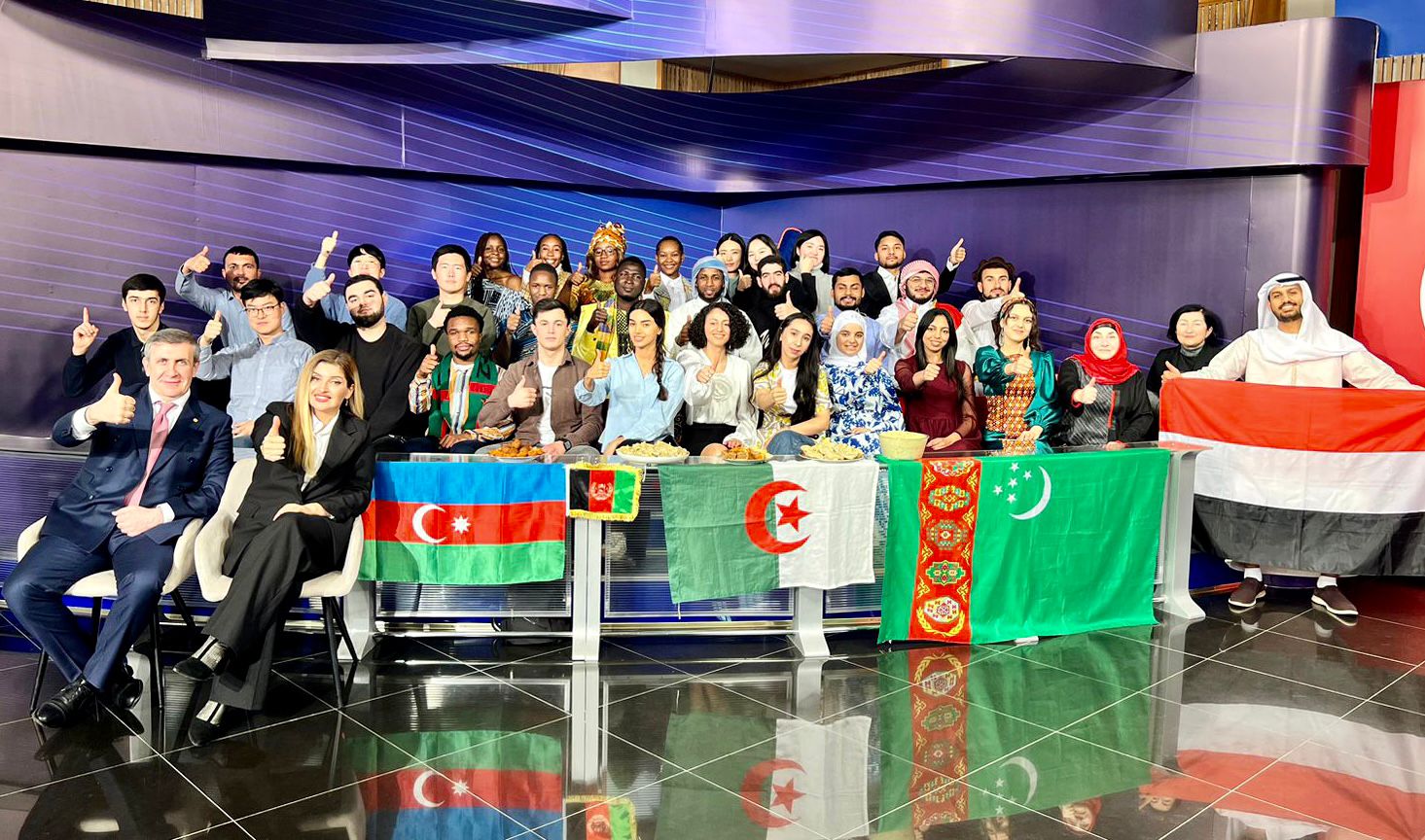 Студенты-иностранцы ДГУ приняли участи в съемках телепередачи на РГВК «Дагестан»